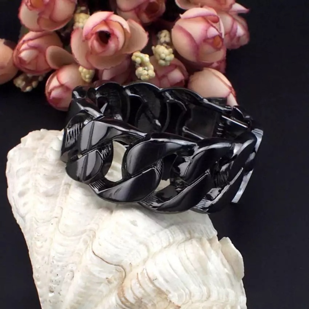 I need this black chain wrist cuff